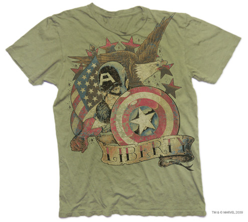 If you are patriotic, love liberty, tattoos and comics, this Captain America 